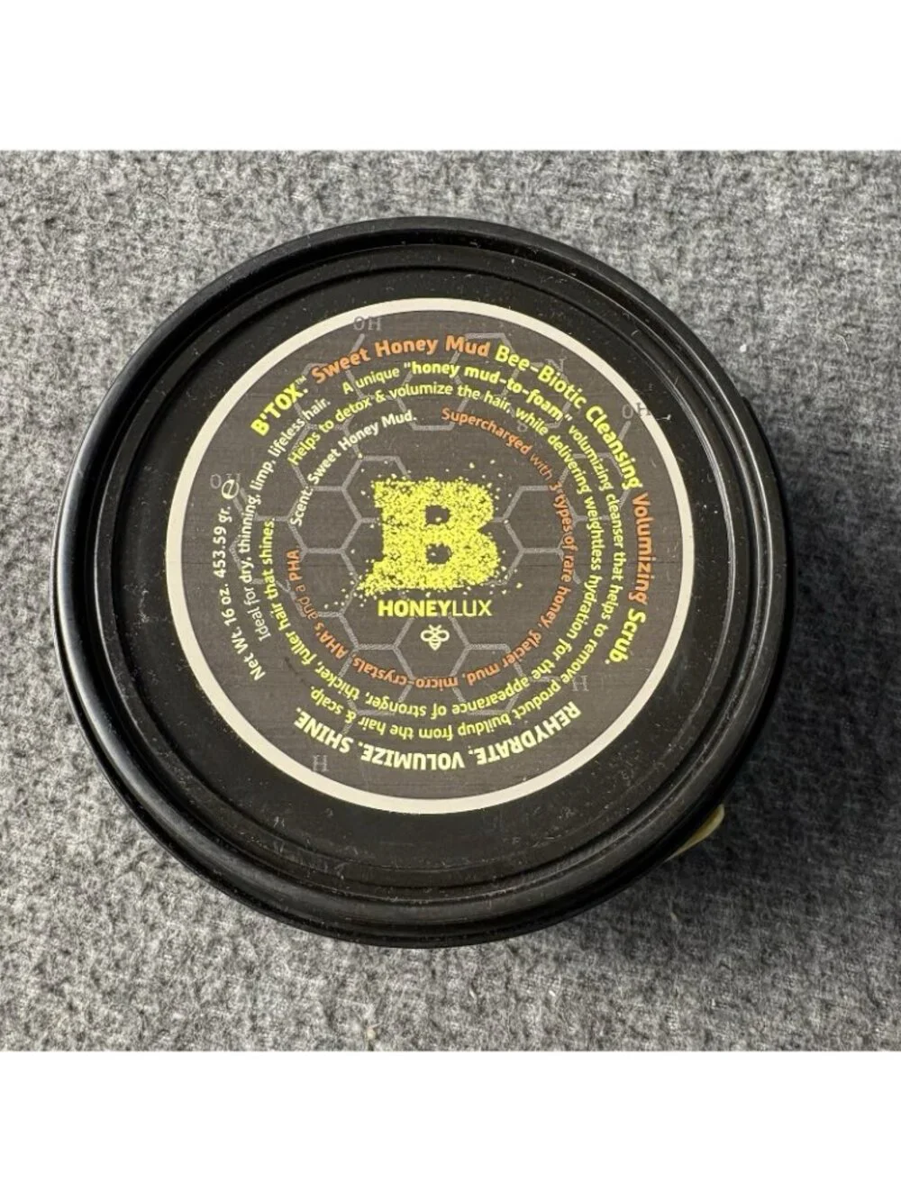 Tweak'd B.Tox Sweet Honey Mud Bee-Biotic Cleansing Volumizing Scrub 16 oz Sealed